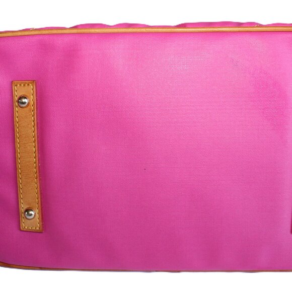 Dooney And Bourke Spicy Pink Quilted Satchel Handbag - Picture 15 of 15